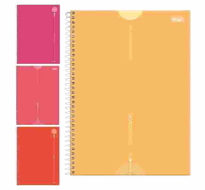 CADERNO C.D. 1X1 OFFICE COLOR FORONI